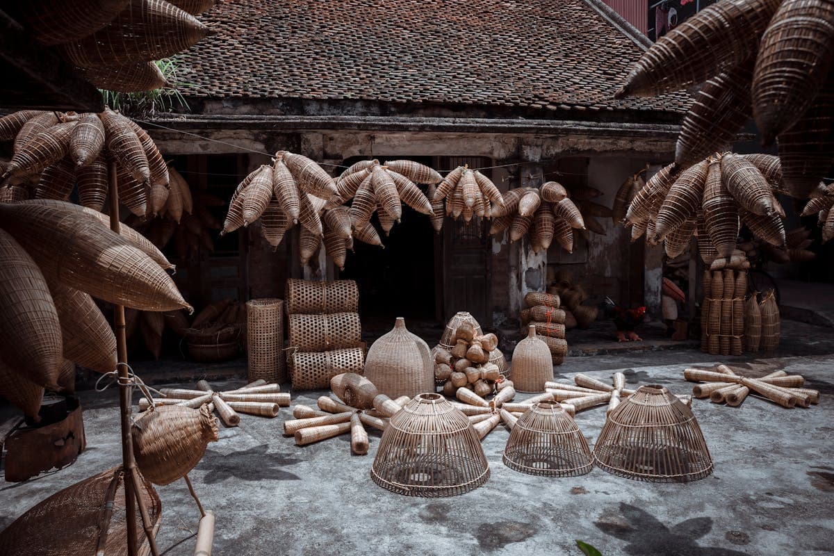 Tempat Majalah Anyaman