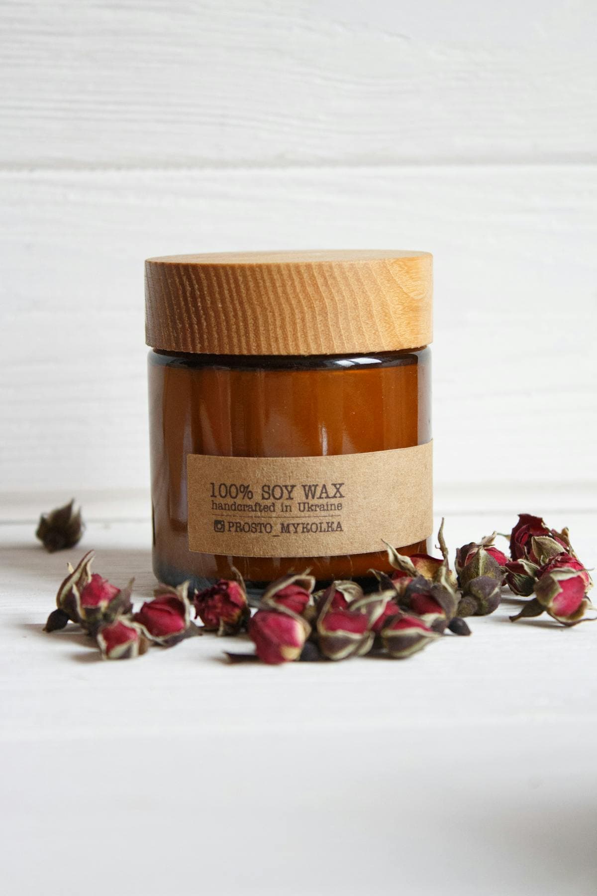 Soy Candle Rose Garden — 200g