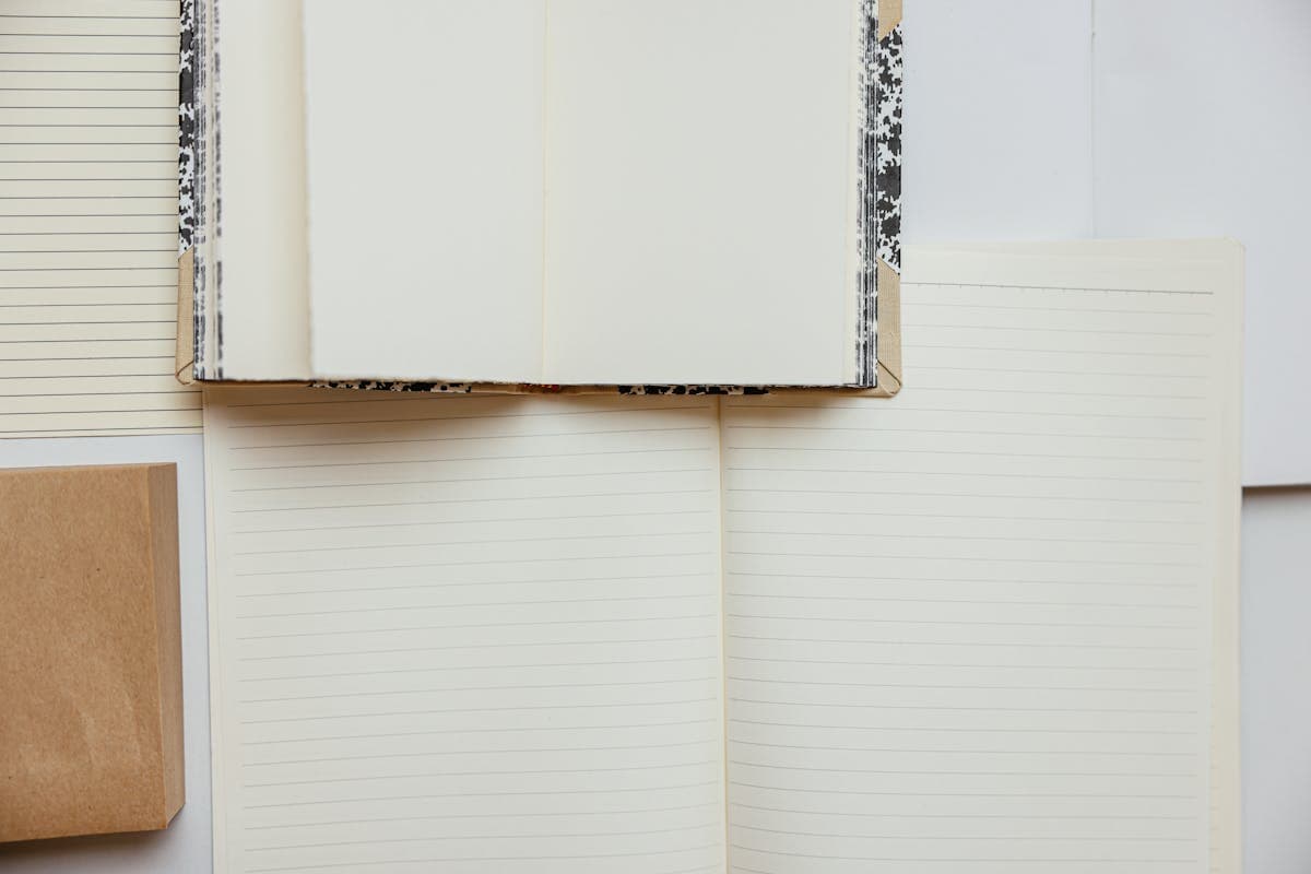 Blank Notebook A5 (3 pack)