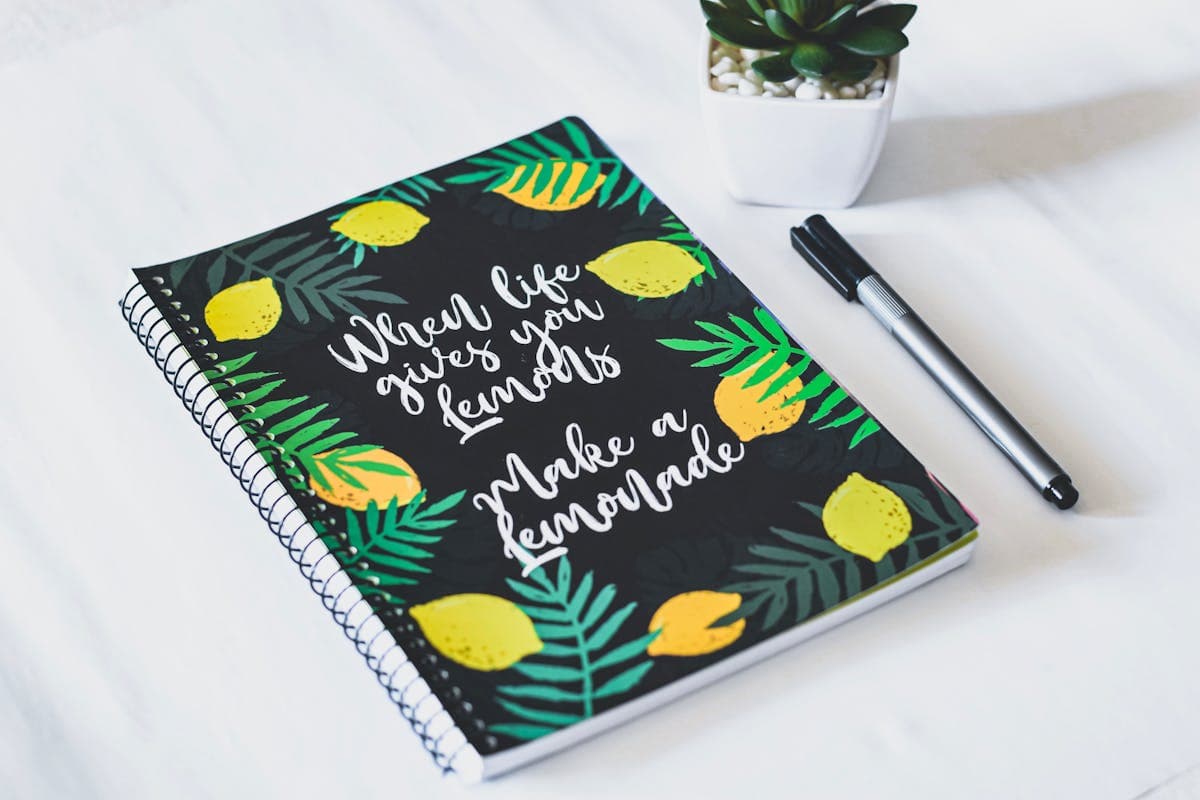 Spiral Notebook Lemon Edition